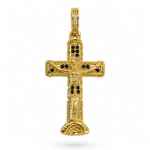 Dije Crucifijo Piedras Negras