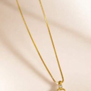 Cadena Veneciana Silueta Corazón