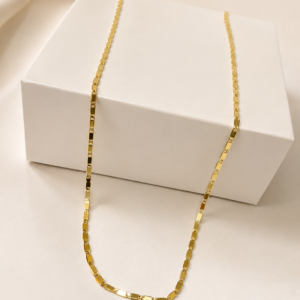 Cadena Plana Lisa 60cm