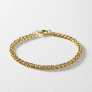 Pulsera Eslabón Bolita Mini