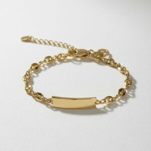 Pulsera Placa Botón