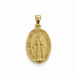 Dije medalla virgen milagrosa G
