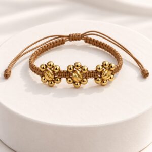 Pulsera tejida balin